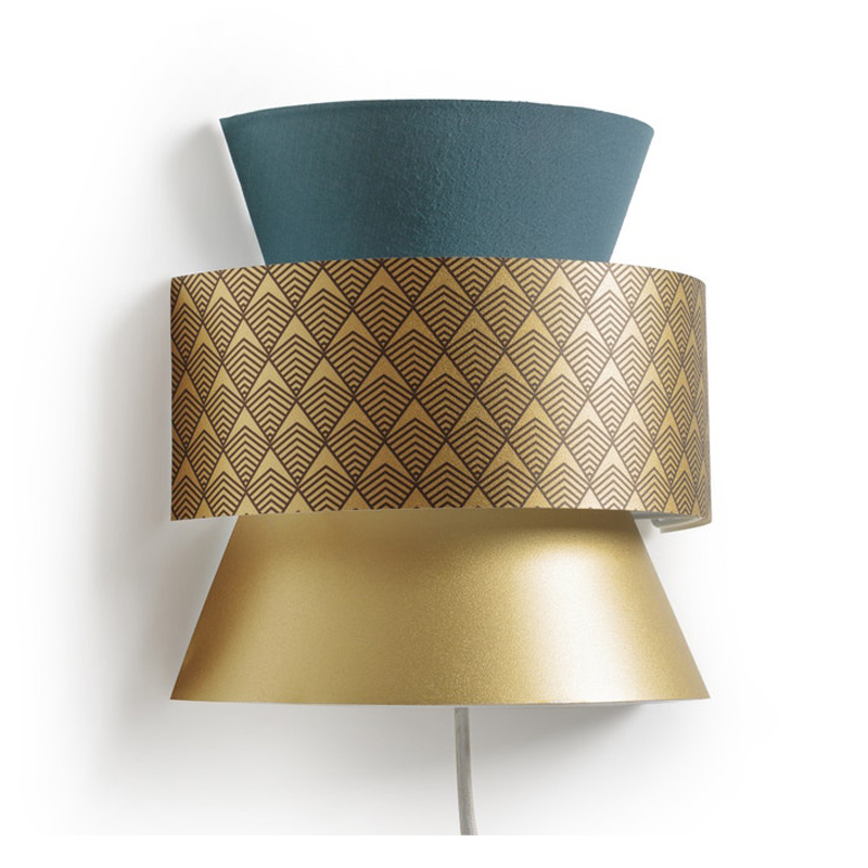 Бра Sconce Blue & Gold Синий Золотой в Саратове | Loft Concept 