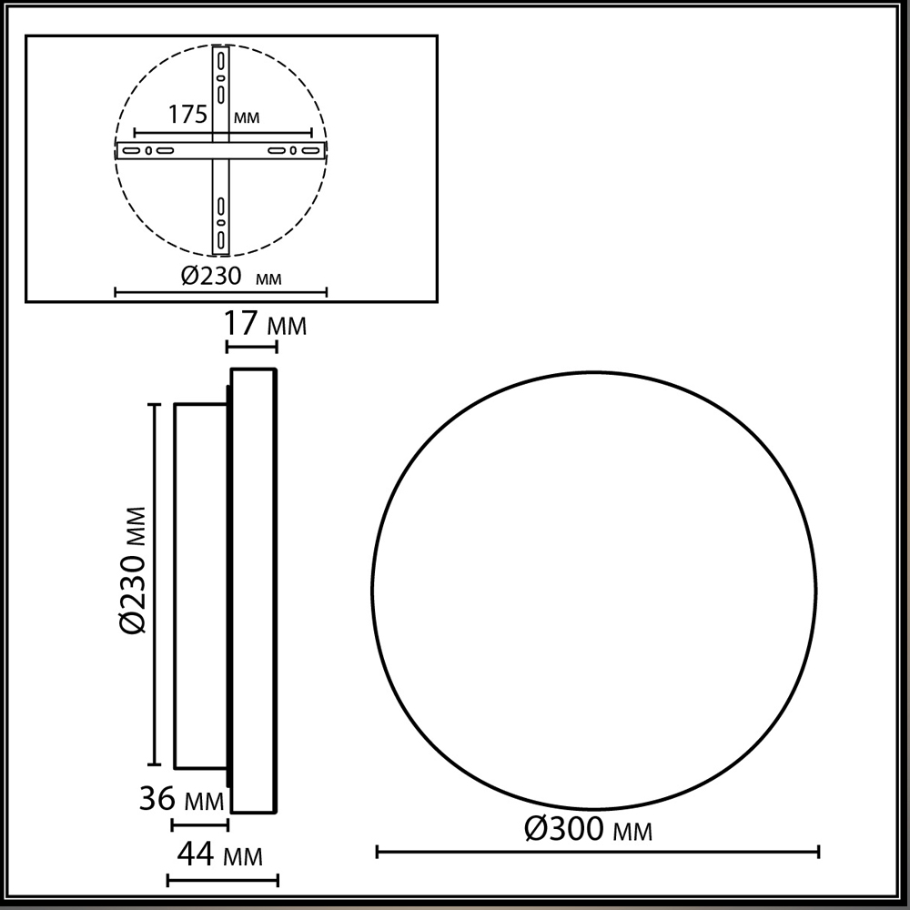 Бра круглое натуральная Пробка Natural Cork в Саратове