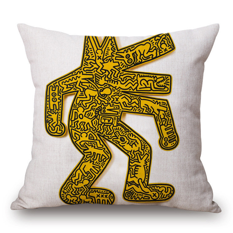 Подушка Keith Haring 14 Мульти в Саратове | Loft Concept 