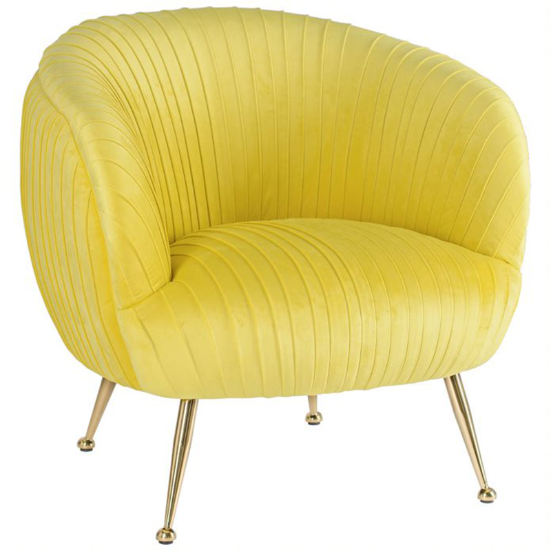 Кресло SOUFFLE CHAIR yellow Желтый матовое золото Кресло SOUFFLE CHAIR yellow Желтый матовое золото в Саратове | Loft Concept