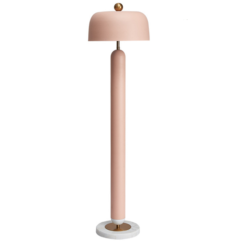 Meet pink Floor lamp Розовый пастельный Латунь в Саратове | Loft Concept 