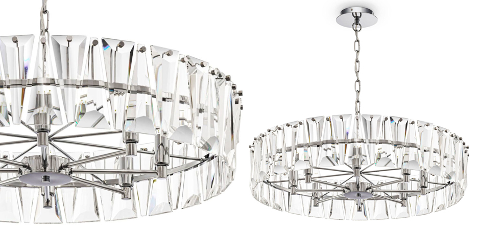 Люстра Ruby Crystal Chandelier Chrome 75 Люстра Ruby Crystal Chandelier Chrome 75 - Loft-Concept в Саратове