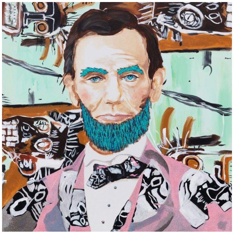 Картина Abe with Basquiat Jacket and Background Мульти Картина Abe with Basquiat Jacket and Background Мульти в Саратове | Loft Concept