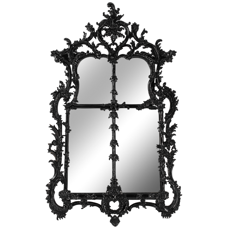 Зеркало Emblemes Mirror Black Wood Черный в Саратове | Loft Concept 