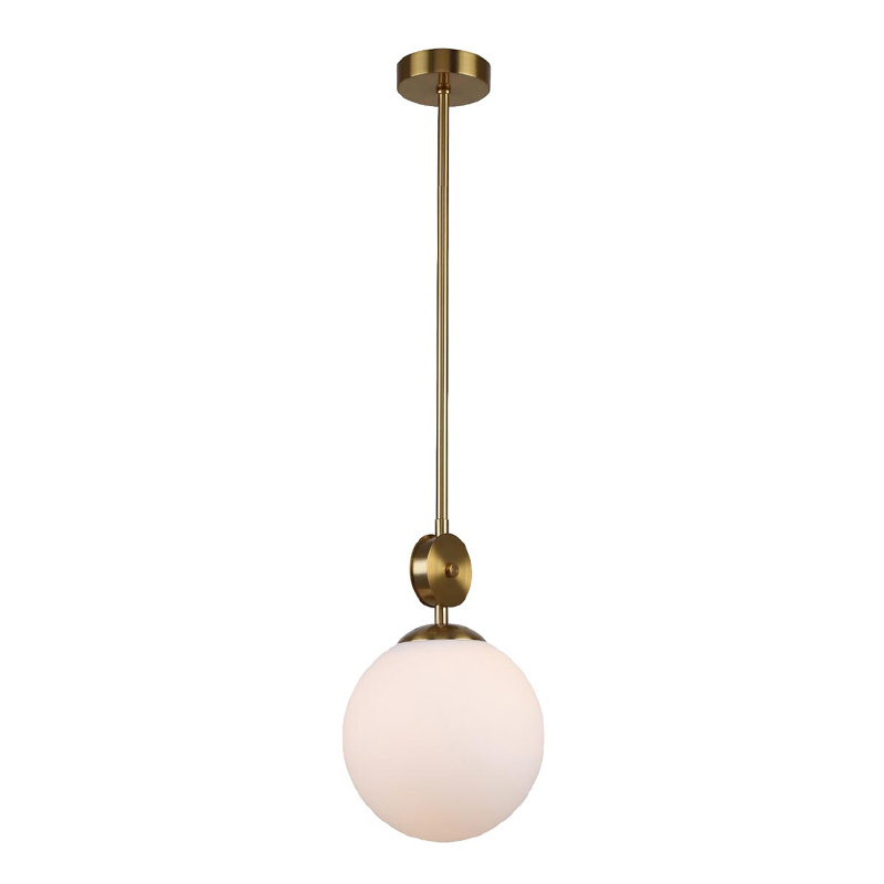 Подвесной светильник Kyran Bronze Hanging Lamp Бронза Белый в Саратове | Loft Concept 