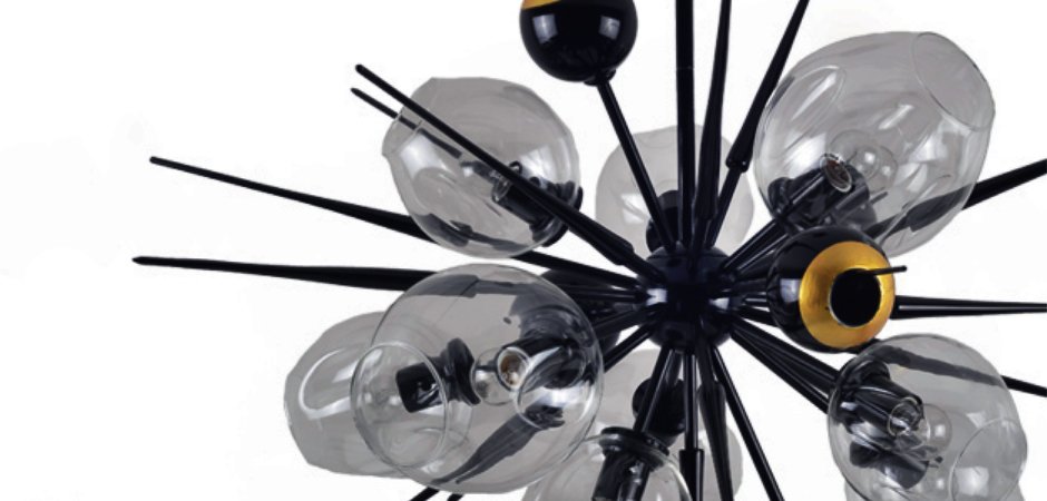 Люстра Boom Bubble Black 10 плафонов Люстра Boom Bubble Black 10 плафонов - Loft-Concept в Саратове