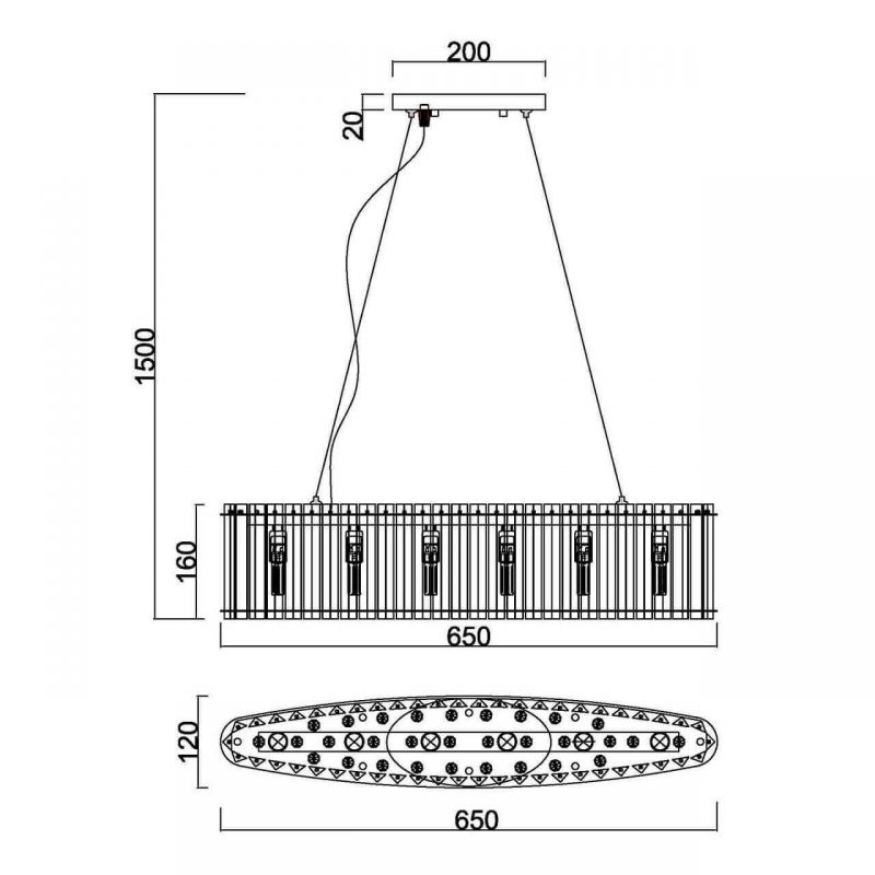 Люстра Board Chandelier в Саратове