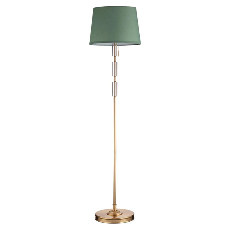 Торшер Ramona Green Floor lamp Бронза Зеленый в Саратове | Loft Concept 