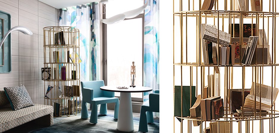 Стеллаж CECCOTTI Bibliotheque Golden Сage Стеллаж CECCOTTI Bibliotheque Golden Сage - Loft-Concept в Саратове