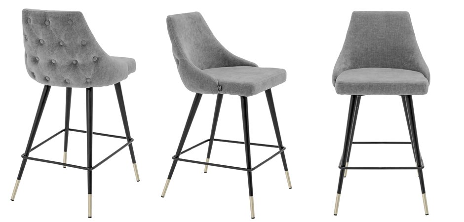Полубарный стул Eichholtz Counter Stool Cedro Grey Полубарный стул Eichholtz Counter Stool Cedro Grey - Loft-Concept в Саратове