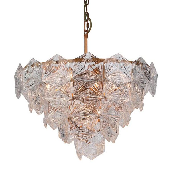 Люстра CHANDELIER ERMITAGE Gold Бронза Прозрачное Стекло Люстра CHANDELIER ERMITAGE Gold Бронза Прозрачное Стекло в Саратове | Loft Concept