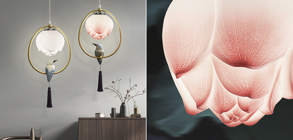 Подвесной светильник Blue Bird with Tassel Подвесной светильник Blue Bird with Tassel - Loft-Concept в Саратове