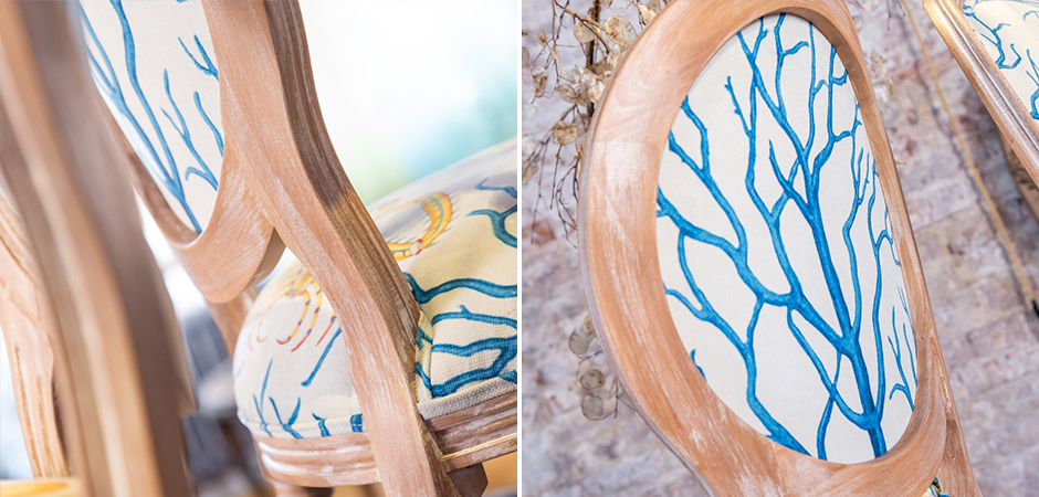 Мягкий стул Seabed Print 6 - фото №2