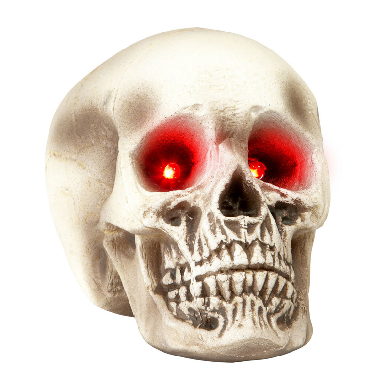 Аксессуар HALLOWEEN Skull Red Eyes Серый в Саратове | Loft Concept 