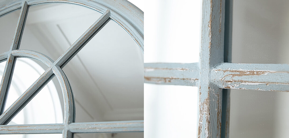 Зеркало Window Blue Patina Mirror Зеркало Window Blue Patina Mirror - Loft-Concept в Саратове