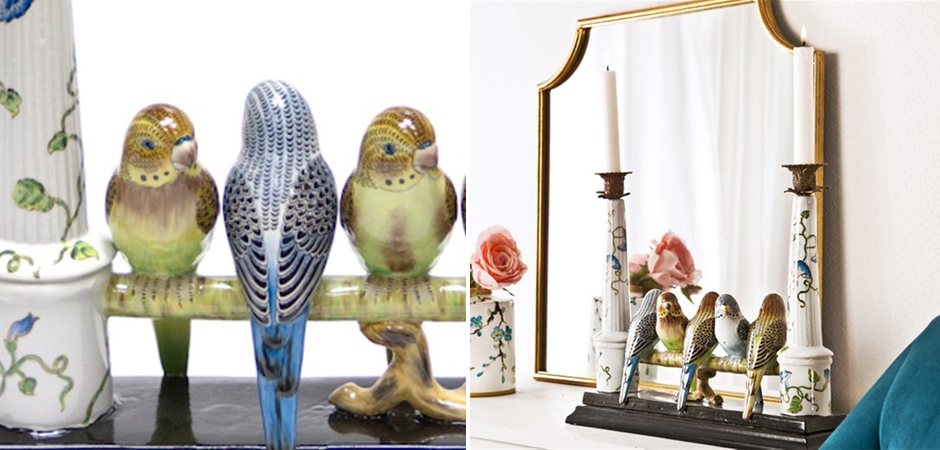 Двойной подсвечник Five Budgies Двойной подсвечник Five Budgies - Loft-Concept в Саратове