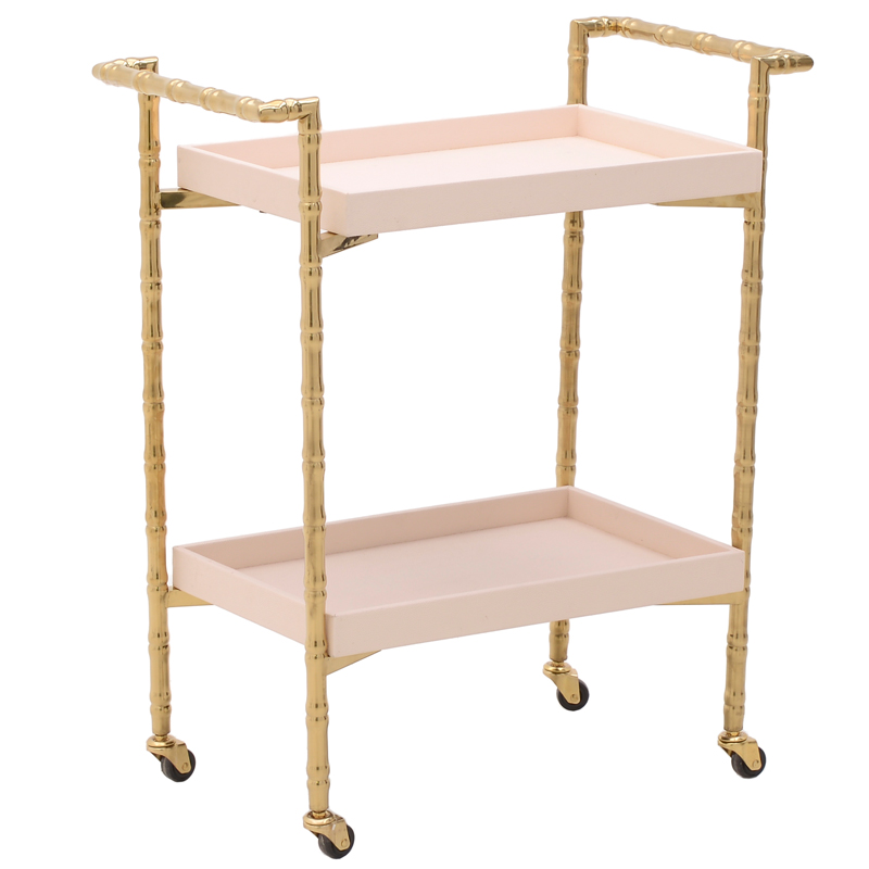 Приставной стол Shinobiya Table Розовый пастельный Глянцевое золото Приставной стол Shinobiya Table Розовый пастельный Глянцевое золото в Саратове | Loft Concept