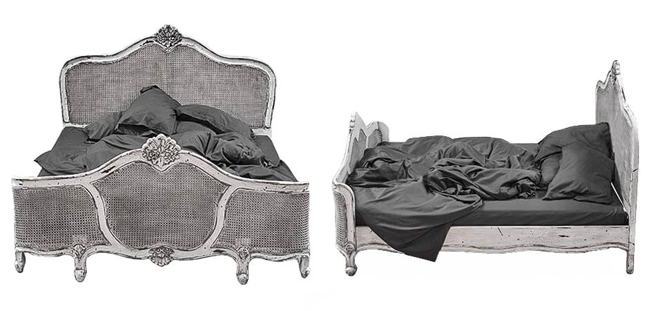 Кровать Wicker Bed White Кровать Wicker Bed White - Loft-Concept в Саратове