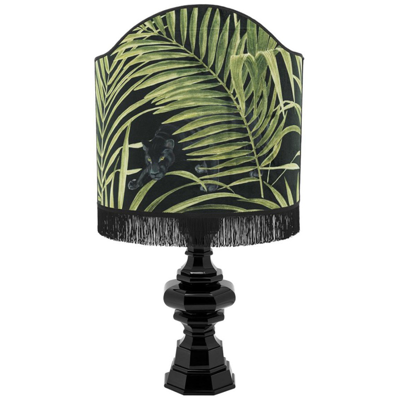 Настольная лампа Table Lamp Empire Scudo Black Green Черный Зеленый в Саратове | Loft Concept 