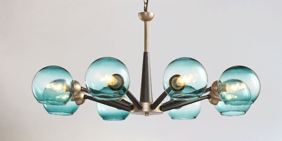 Люстра Thalia chandelier Blue glass Люстра Thalia chandelier Blue glass - Loft-Concept в Саратове