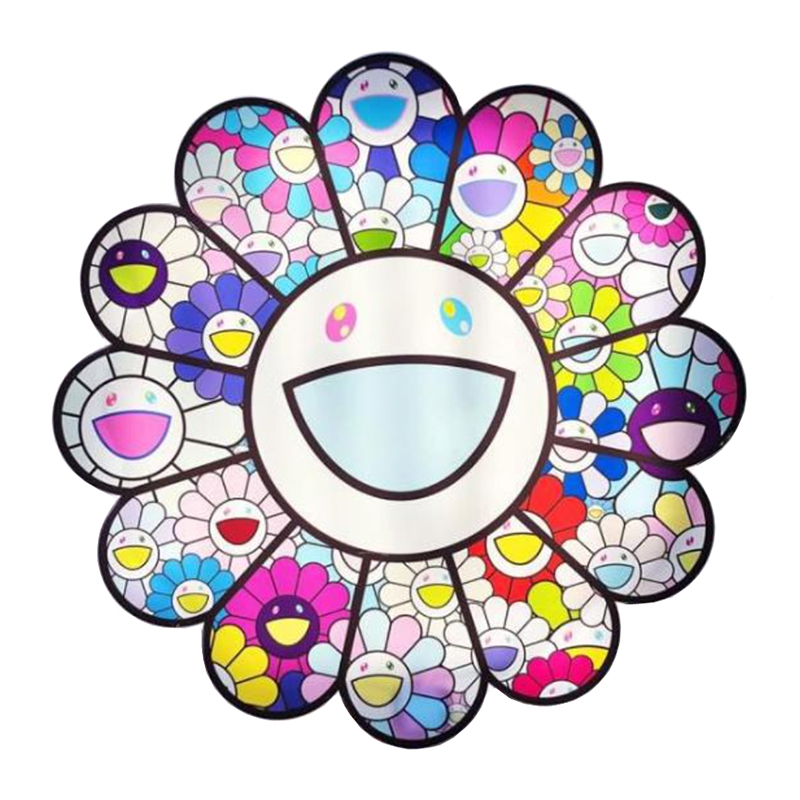 Светильник разноцветный подсолнух Takashi Murakami 2 Мульти в Саратове | Loft Concept 