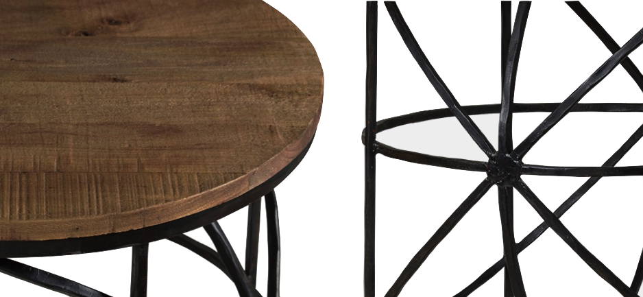 Журнальный стол Industrial Rust Round Sphero Table Журнальный стол Industrial Rust Round Sphero Table - Loft-Concept в Саратове