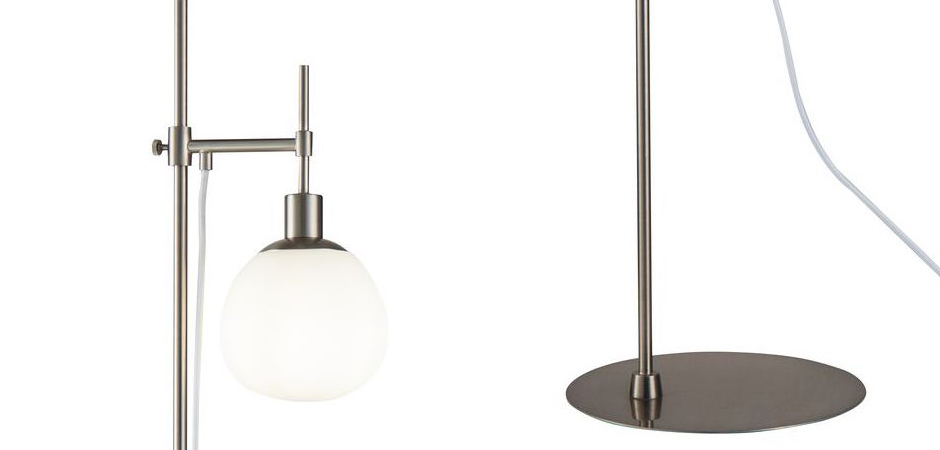 Торшер Tiepolo Ball Floor Lamp Nickel Торшер Tiepolo Ball Floor Lamp Nickel - Loft-Concept в Саратове
