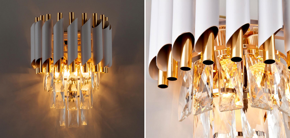 Каскадное бра Empire Crystal Gold Каскадное бра Empire Crystal Gold - Loft-Concept в Саратове