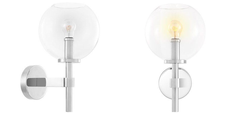 Бра Wall Lamp Jade Nickel Бра Wall Lamp Jade Nickel - Loft-Concept в Саратове
