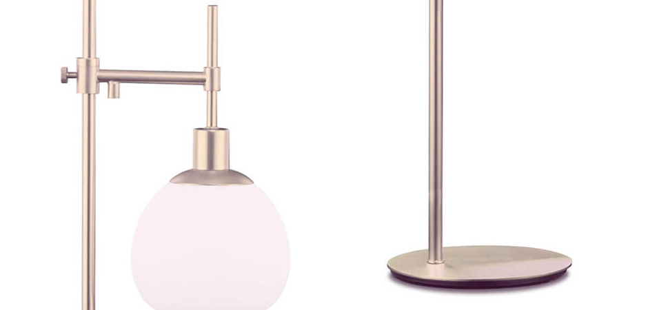 Настольная лампа Tiepolo Ball Table lamp nickel Настольная лампа Tiepolo Ball Table lamp nickel - Loft-Concept в Саратове