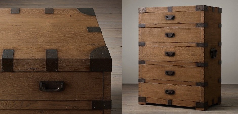 Комод в винтажном стиле Vintage Antique Oak Tall Комод в винтажном стиле Vintage Antique Oak Tall - Loft-Concept в Саратове