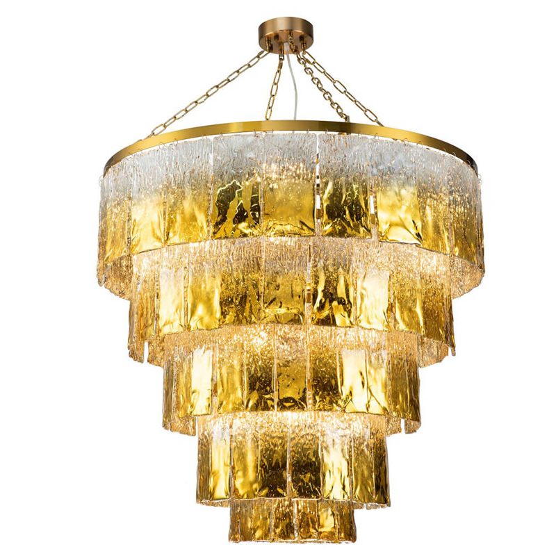 Люстра Golden Ombre Chandelier 100 Золотой в Саратове | Loft Concept 