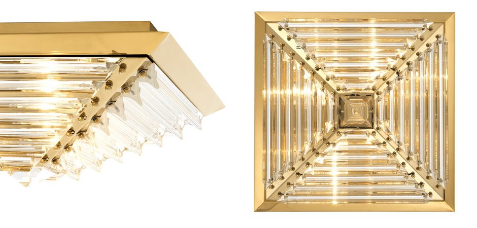 Потолочный светильник Eichholtz Ceiling Lamp Eden Gold Потолочный светильник Eichholtz Ceiling Lamp Eden Gold - Loft-Concept в Саратове