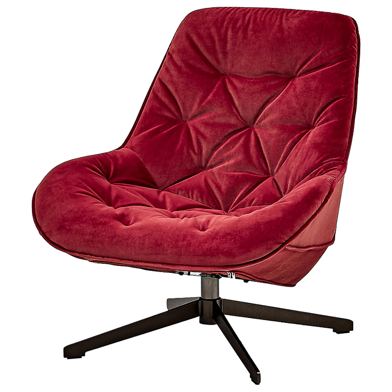 Кресло Vetsera Chair Красный (Red) Черный в Саратове | Loft Concept 