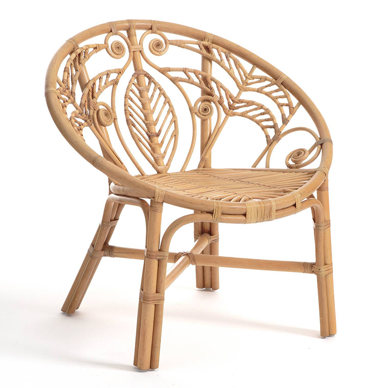 Уличное кресло Wicker Pattern Chair Бежевый в Саратове | Loft Concept 