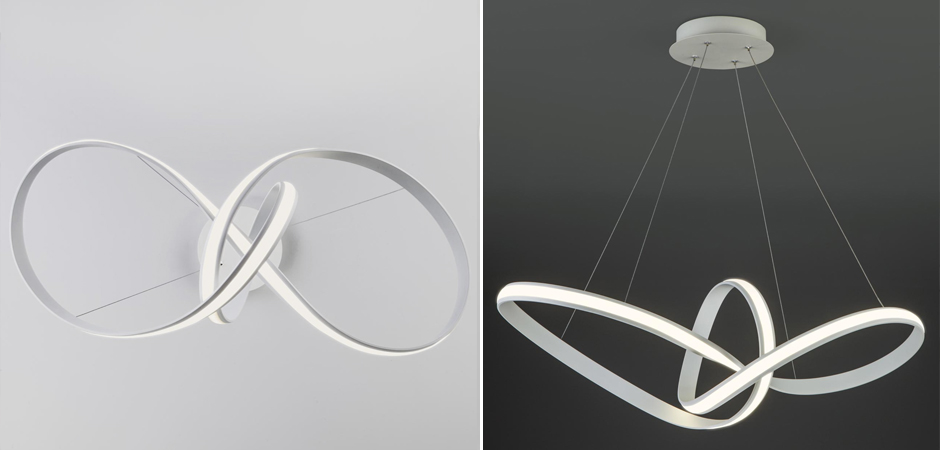 Люстра Mobius Strip White Chandelier Люстра Mobius Strip White Chandelier - Loft-Concept в Саратове