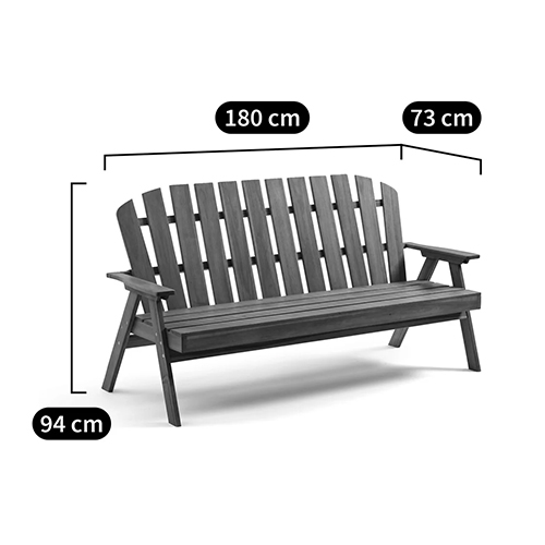 Садовая скамья из массива акации Ruth Wooden Bench в Саратове