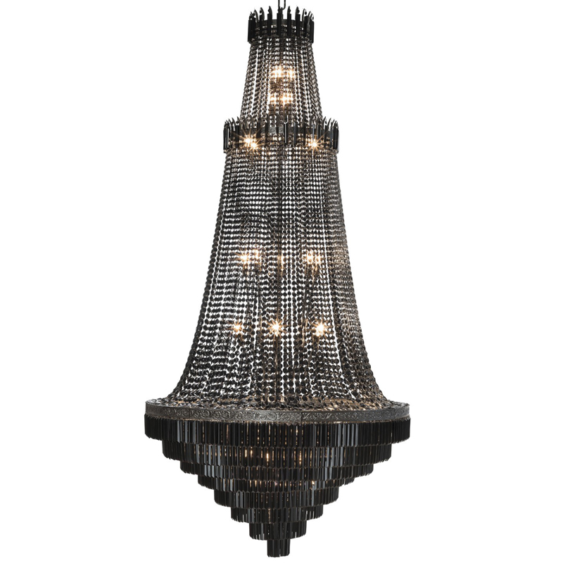 Люстра ABHIKA LAMP EMPIRE BRONZE Черный Темная бронза в Саратове | Loft Concept 