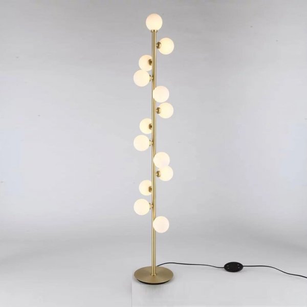 Торшер Bubble Stik Cold floor lamp Латунь Торшер Bubble Stik Cold floor lamp Латунь в Саратове | Loft Concept