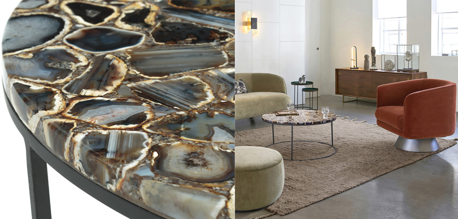 Стол кофейный Natural Agate Стол кофейный Natural Agate - Loft-Concept в Саратове