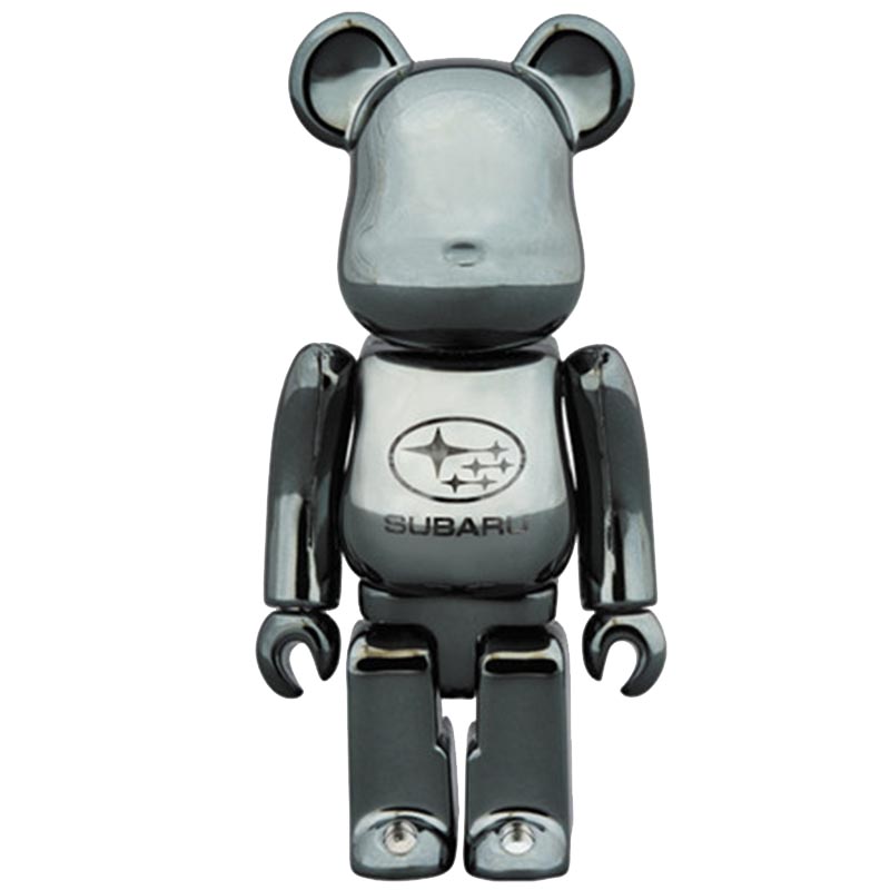 Статуэтка Bearbrick Subaru Темный хром в Саратове | Loft Concept 