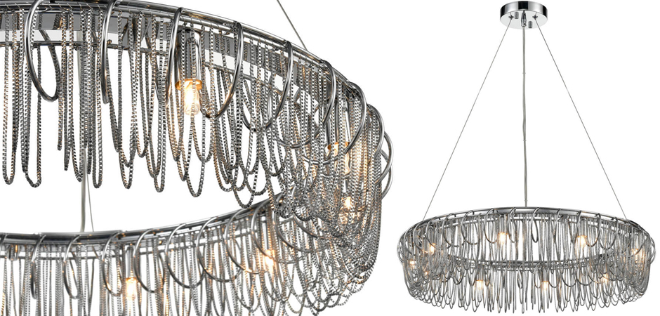 Люстра Spiral & Chains Chrome Circle Люстра Spiral & Chains Chrome Circle - Loft-Concept в Саратове