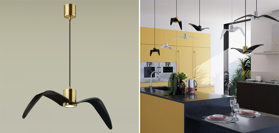 Подвесной светильник Seagull Gold черный Подвесной светильник Seagull Gold черный - Loft-Concept в Саратове