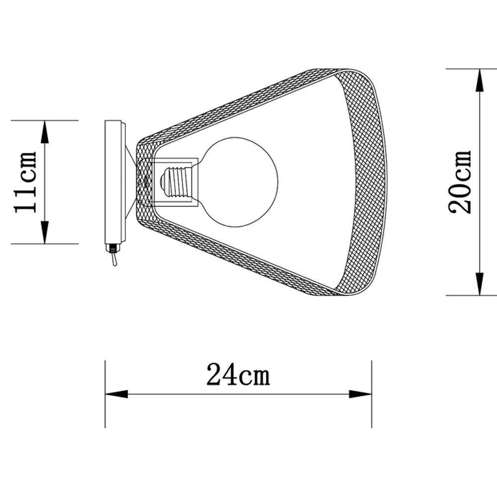 Бра в стиле лофт Lamp Malik в Саратове