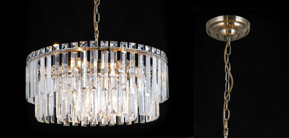 Люстра Odeon Chandelier Прозрачное Стекло Люстра Odeon Chandelier Прозрачное Стекло - Loft-Concept в Саратове