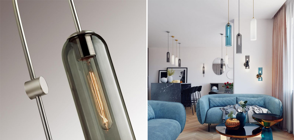 Бра Articolo c дымчатым стеклом Бра Articolo c дымчатым стеклом - Loft-Concept в Саратове