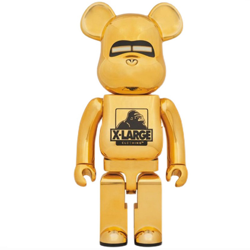 Статуэтка Bearbrick Gold X-Large Золотой Черный в Саратове | Loft Concept 