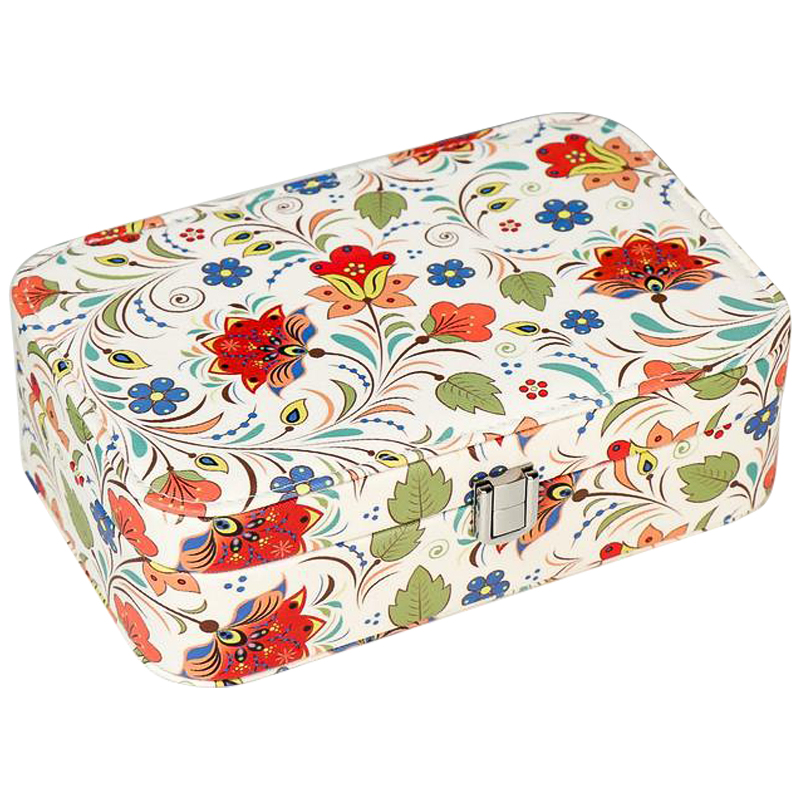 Шкатулка Multicilored Floral Pattern Jewerly Organizer Box Мульти в Саратове | Loft Concept 