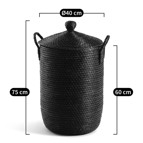 Корзина с крышкой из плетеной рисовой соломы Safiri Wicker Basket Корзина с крышкой из плетеной рисовой соломы Safiri Wicker Basket в Саратове