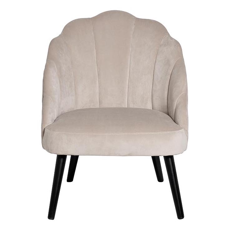 Кресло FolioFlower Armchair beige Бежевый Черный в Саратове | Loft Concept 